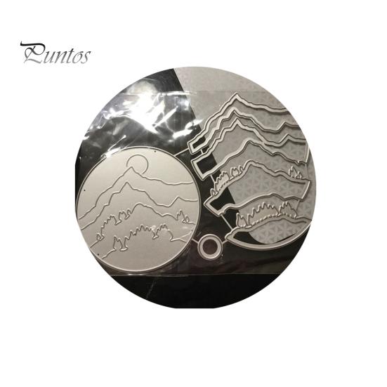 Set Fustelle In Metallo Per Scrapbooking – Muro Di Mattoni Con Finestra – 9,5x8,6 Cm - 2