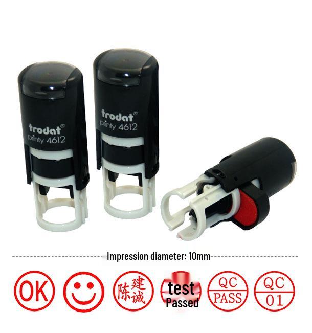 

Самонаборный штамп Trodat 4612 для контроля качества с улыбающимся лицом 12MM Stamp Size, 10MM Diameter