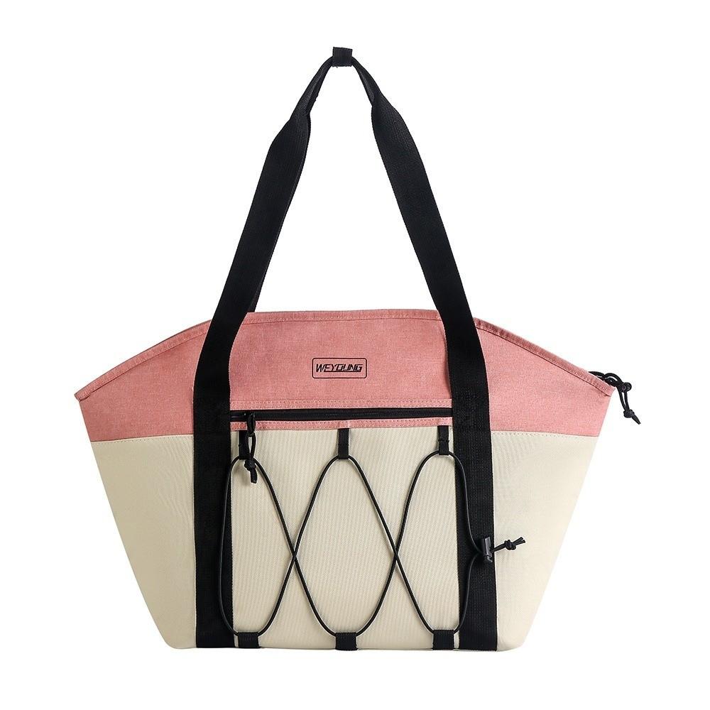 Convenient Insulated Lunch Bag Waterproof Cooler Lunch Handbag Portable Thermal Lunch Box  Office