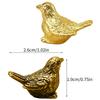 Sparrow Tea Pet Vintage Brass Mini Sparrow Bird Figurine Ornament Sculpture  Home Office Desktop Decor