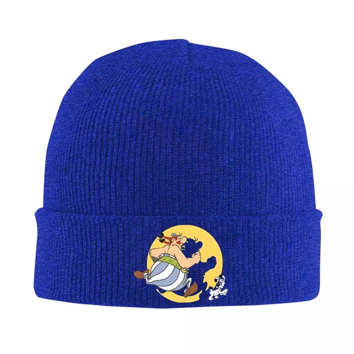 

The Adventures Of The Gaulois Asterix And Obelix Knit Hat Beanie Winter Hat Warm Unisex New Cap Unisex Women One Size
