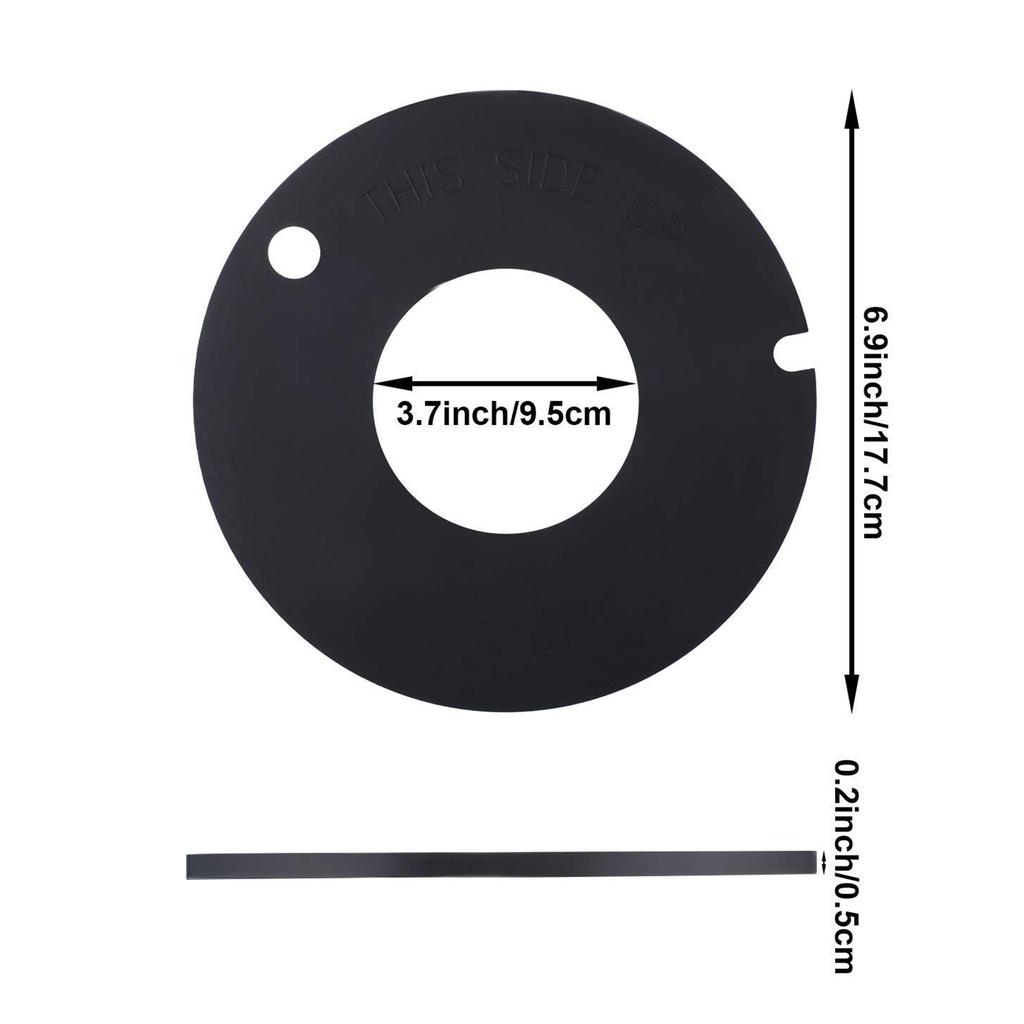 385311462 Replacement Rubber Seal Rings Efficient Solution to Water Leaks Easy to Install Seal for Motorhome Toilet