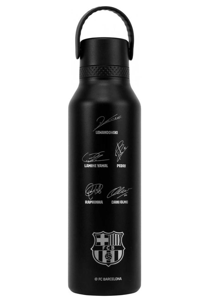 FC Barcelona Runbott autographed thermal bottle 600 ml 972725 black