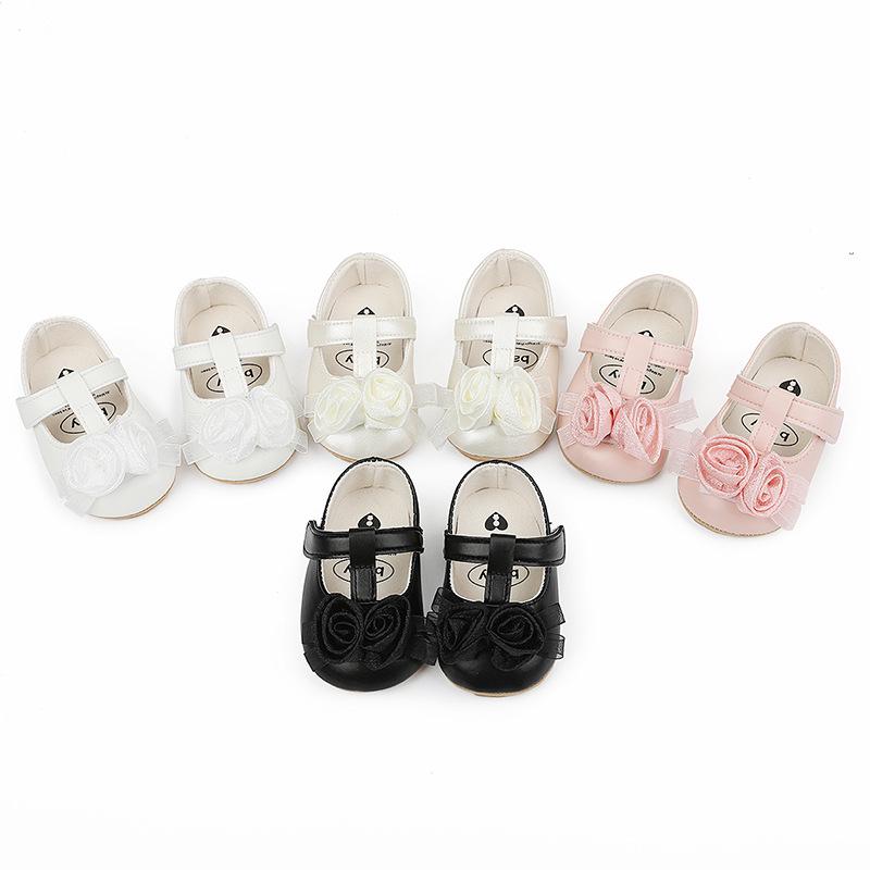 Spring & Autumn Princess Baby Walker Shoes for 0-1 Year Olds