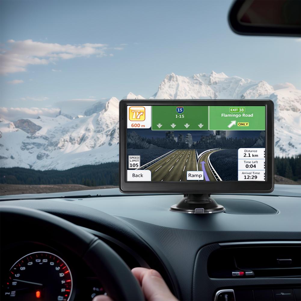 7 Inch Car GPS Navigator FM Transmitter HD TFT Touch Screen Portable Auto Satellite GPS Navigation EU AU US Map 256MB+8G