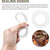 BIA640310 Replacement for Bialetti Moka Express Dama 9 Cups Espresso Gasket Coffee Parts Kit - Gasket Coffee With 6 Pcs Silicone Sealing & 2 Pcs
