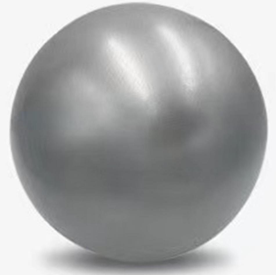 Wheat Straw PVC Mini Pilates Yoga Ball - 25cm Frosted Anti-Burst Balance & Fitness Ball