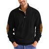 Pullover in maglia a coste con colletto alto a maniche lunghe e felpa a maniche lunghe casual per autunno e inverno