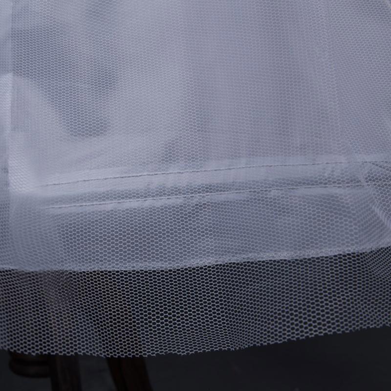 Crinoline Underskirt Petticoat Floor Length for Women Girls Bridal Dress Vintage Ball Gown White Hoop Skirt