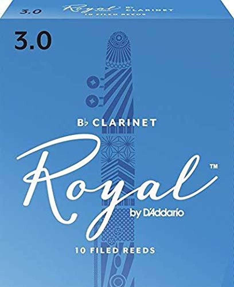 D'Addario Bb Clarinet Reed 3.5 Hard 10pcs RCB1035