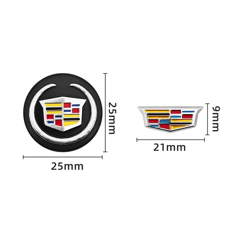 Car Key Emblem Badge Sticker Auto Control Key Logo Decal for Cadillac XT4 XT6 CTS DTS STS XTS ATS BLS SLS CT5 Escalade Deville