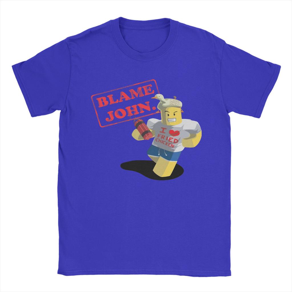 Blame John Meme Fashion T Shirts for Men Women Cotton Tee Shirt Clothing