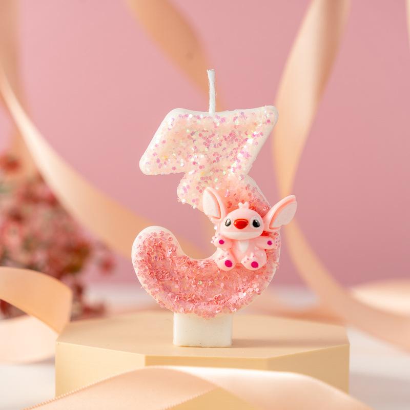 Cute Cartoon Dolls, Creative Digital Birthday Candles, Cake Decoration Design, Carefully Selected Raw Materials, Colorful