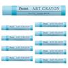 Pentel Art Crayon 8-Color Set with 1 Blender Pen AMZ-PTAC-8ST2 Professional Quality Oil Crayon
