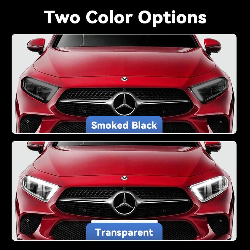 For Mercedes Benz AMG CLS 63 2018-2025 TPU Headlight Anti-Scratch Black Transparent Modification Color Changing Protective Film