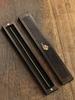 Purple Ebony & Sandalwood Incense Holder - Wooden Agarbatti Stand for Indoor Use.