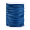 Hollow Pipe PVC Tubular Synthetic Rubber Cord, Wrapped Around White Plastic Spool, Marine Blue, 2mm, Hole: 1mm, About 54.68 Yards(50m)/roll