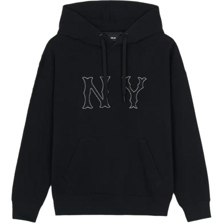 New MLB MEGA OVERFIT New York Yankees Coopers Big Sweatshirt Men's Black 3AHDB3044-50BKS