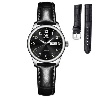 OLEVS Black Business Watch for Luminous Analog Popular Fashion Watch for Black Easy To Wrist Watch for Women Women's Watch, Women, Stylish,
