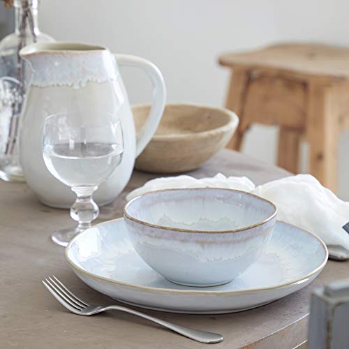 Officially Imported Costa Nova Brisa Pitcher, GOZ201W, Large Capacity, Approx. 1.76L, Microwave and Dishwasher Safe, White