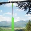Retractable Dust Cleaner for Under Appliances, Flat Duster with Telescopic Pole
