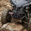 Wciągarka elektryczna 1134 kg, Wciągarka 12V DC do ATV/UTV z liną syntetyczną 4,8 mm x 12 m i przewodowym pilotem zdalnego sterowania, Wodoodporność IP55, Rolka prowadząca z aluminiową obudową