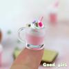 1Pc 1:12 Dollhouse Miniature Food Juice Fruit Tea Goblet Drink Bottle Milkshake Ice Cream Model For Dolls House Kitchen Food Toy
