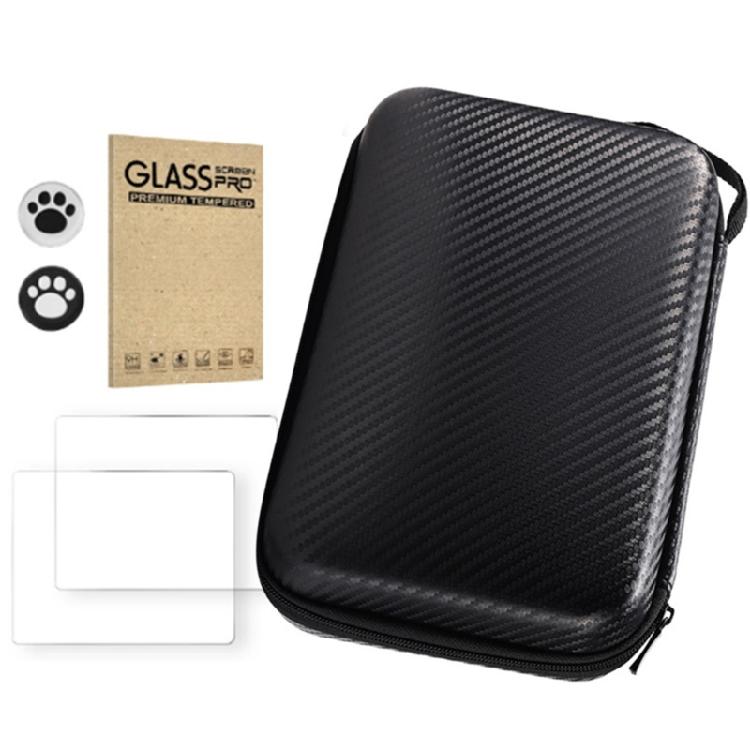 

Travel Carrying Case with Joysticks Caps & Screen Film Gaming Accessories Protector Case for R36S R35S K36 Game Console