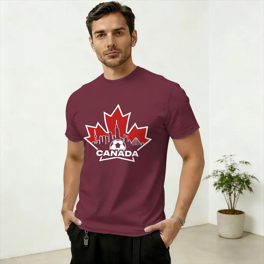 Unisex TShirts Soccer Football WM 2026 Crazy 100 Cotton Tees Short Sleeve T Shirt Crewneck Clothing Printed