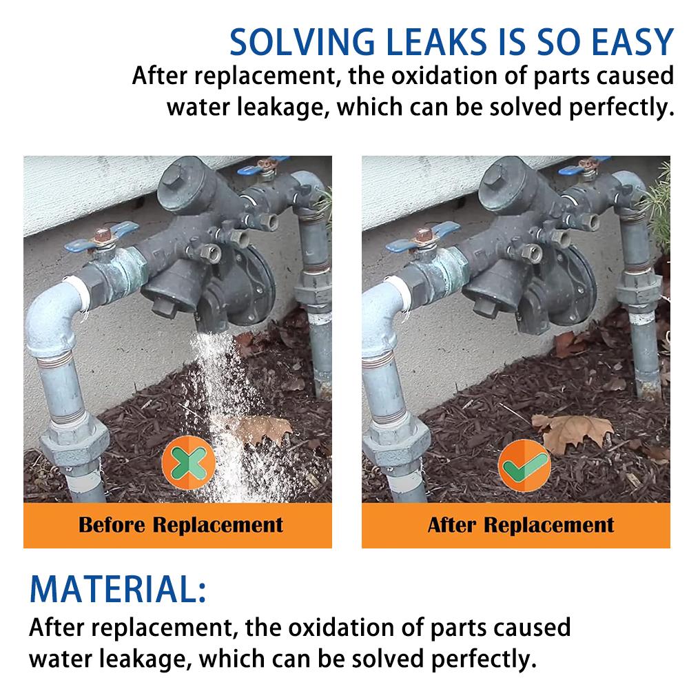 3/4"-1" Complete Backflow Repair Black Kit Fit For Zurn Wilkins 975XL and 975XL2 Backflow Preventer TL-1001B-BK