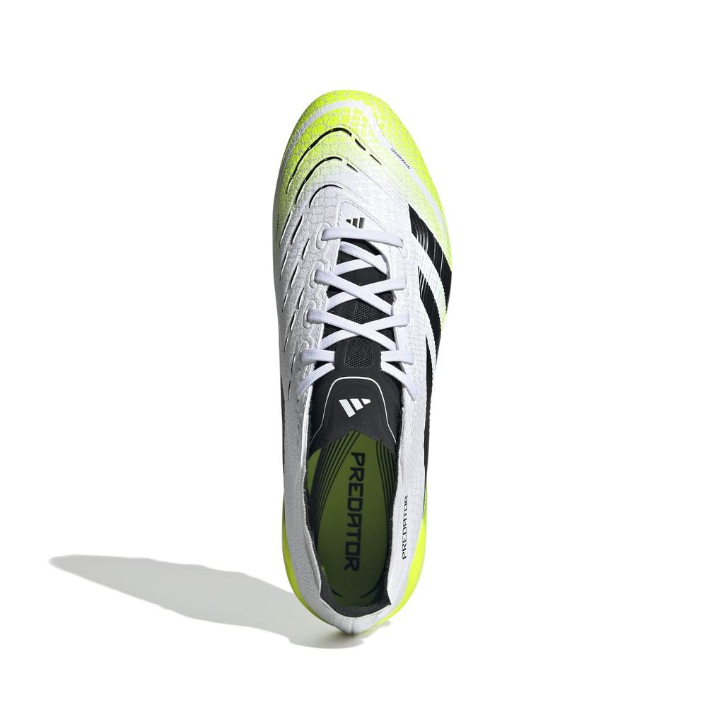 adidas PREDATOR League HG/AG Japan - Footwear White / Core Black / Lucid Lemon (JQ6065) - 27.5 cm