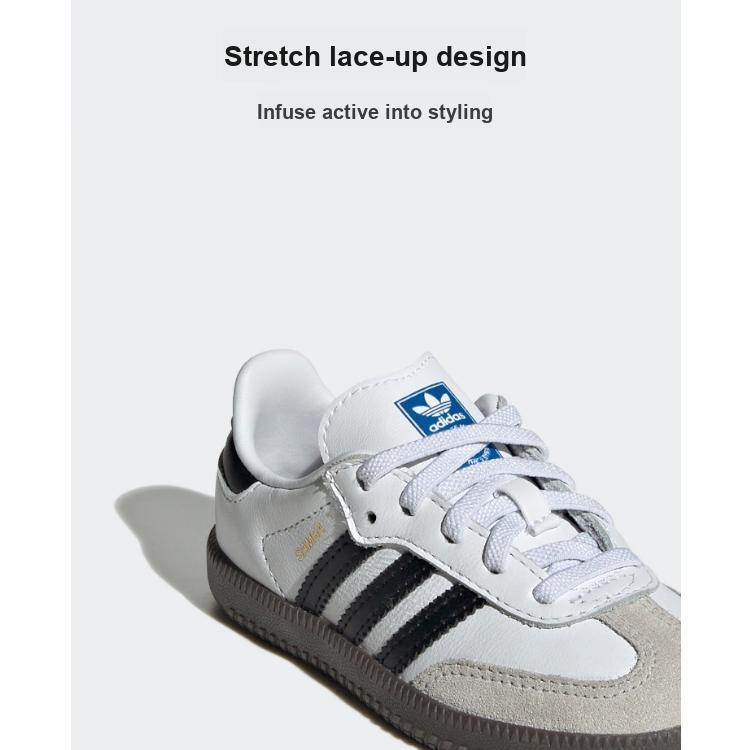 Adidas Samba OG I Bílá Černá Gumová Dětské Tenisky Cloud-White Core-Black IE3679