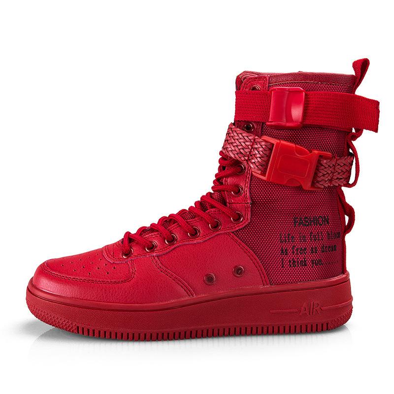 Mens sneakers autumn and winter new sports shoes casual shoes high top board shoes
