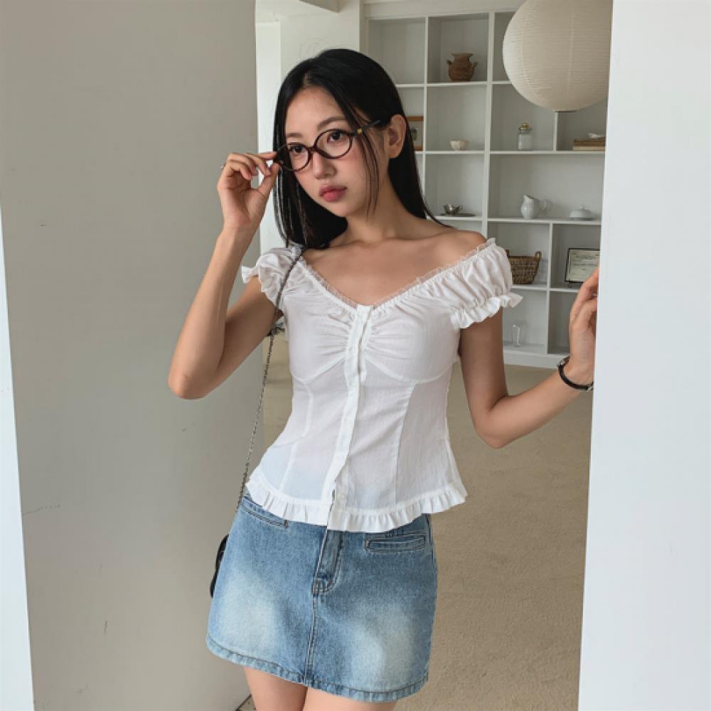 New Arrivals Open Run Women Long Sleeve KniT Open Collar Basic FiT SofT T shirT