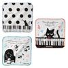 Set of 3 gauze handkerchiefs featuring musical and panda Perfect as a cat, note, piano, designs. gift.