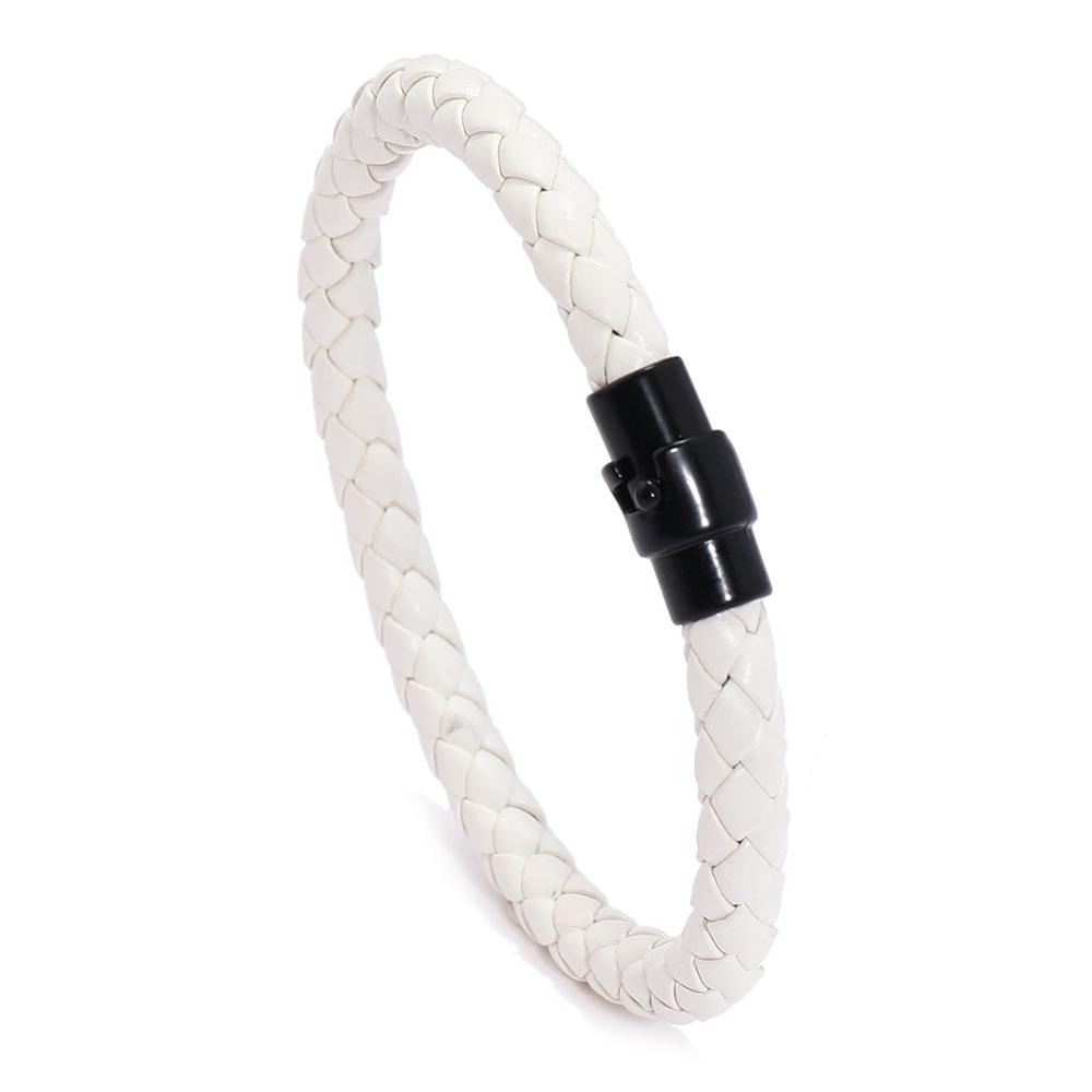 Men's Leather Rope Woven Bracelet: European and American Style