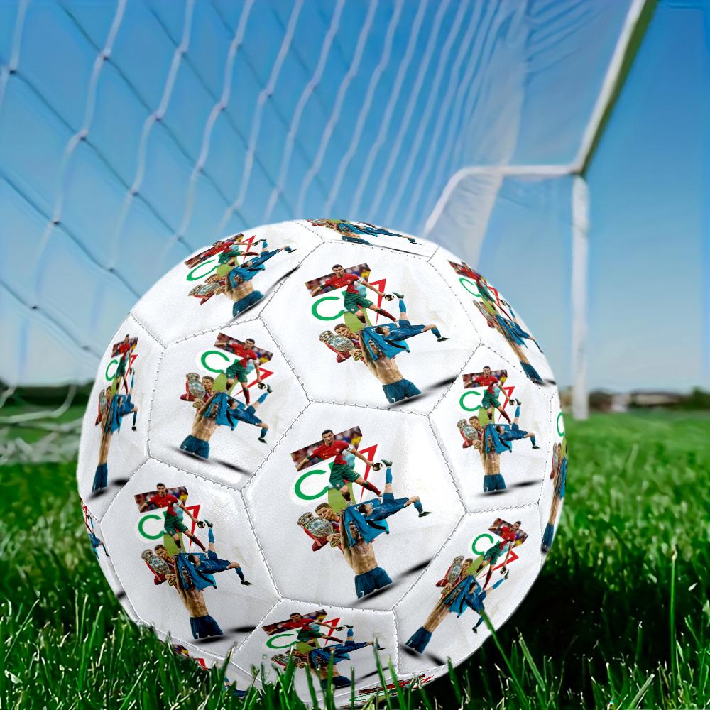 Cristiano Ronaldo5 Taglia 5 Calcio Pallone da Calcio Cucito a Macchina Indoor/Outdoor Allenamento e Partite per Accessori da Calcio