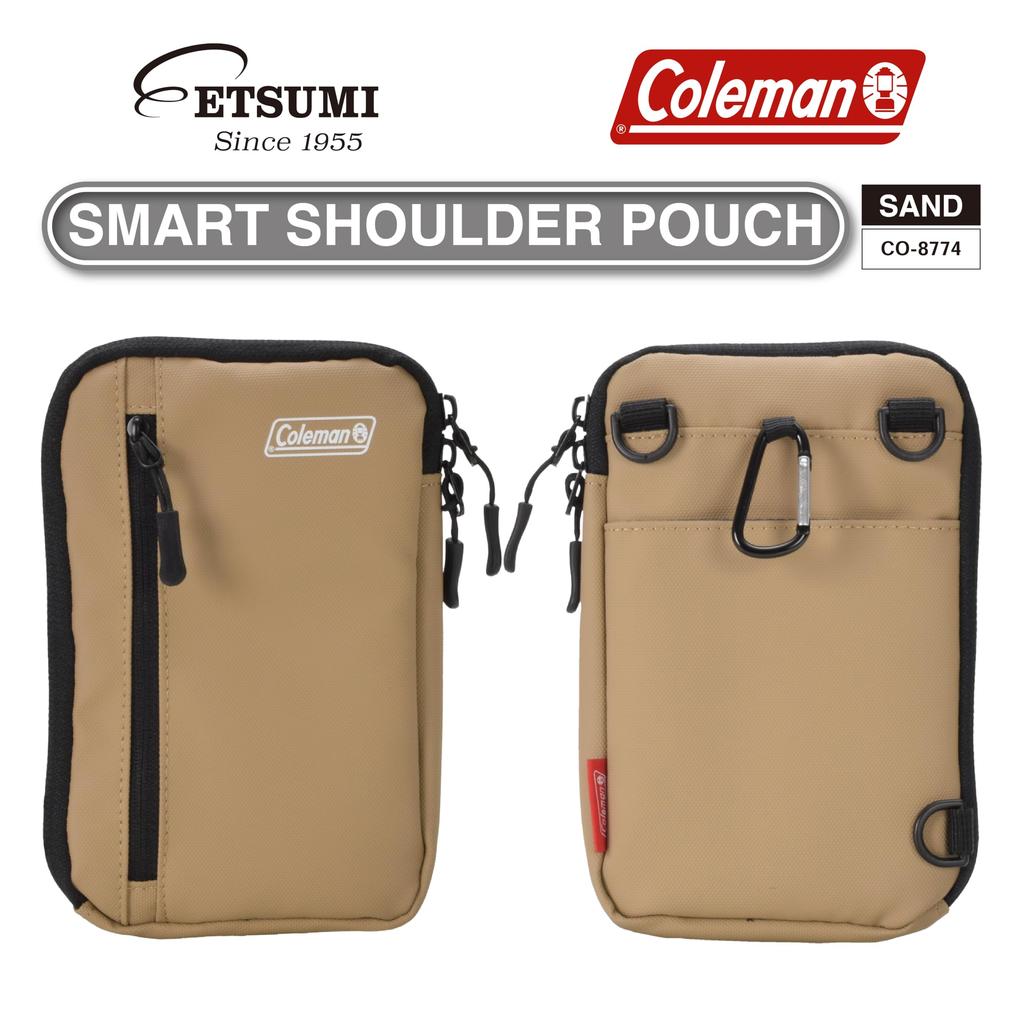 Etsumi Coleman Kollaborationsmodell Smart Pouch Sand Intelligente Schultertasche mit Schultergurt Kompatibel mit Google und mehr Universelle Smartphone-Hülle
