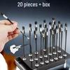 12-Pack FX-01 Bendable Metal Magnetic Clips - Universal Anti-Drop Design