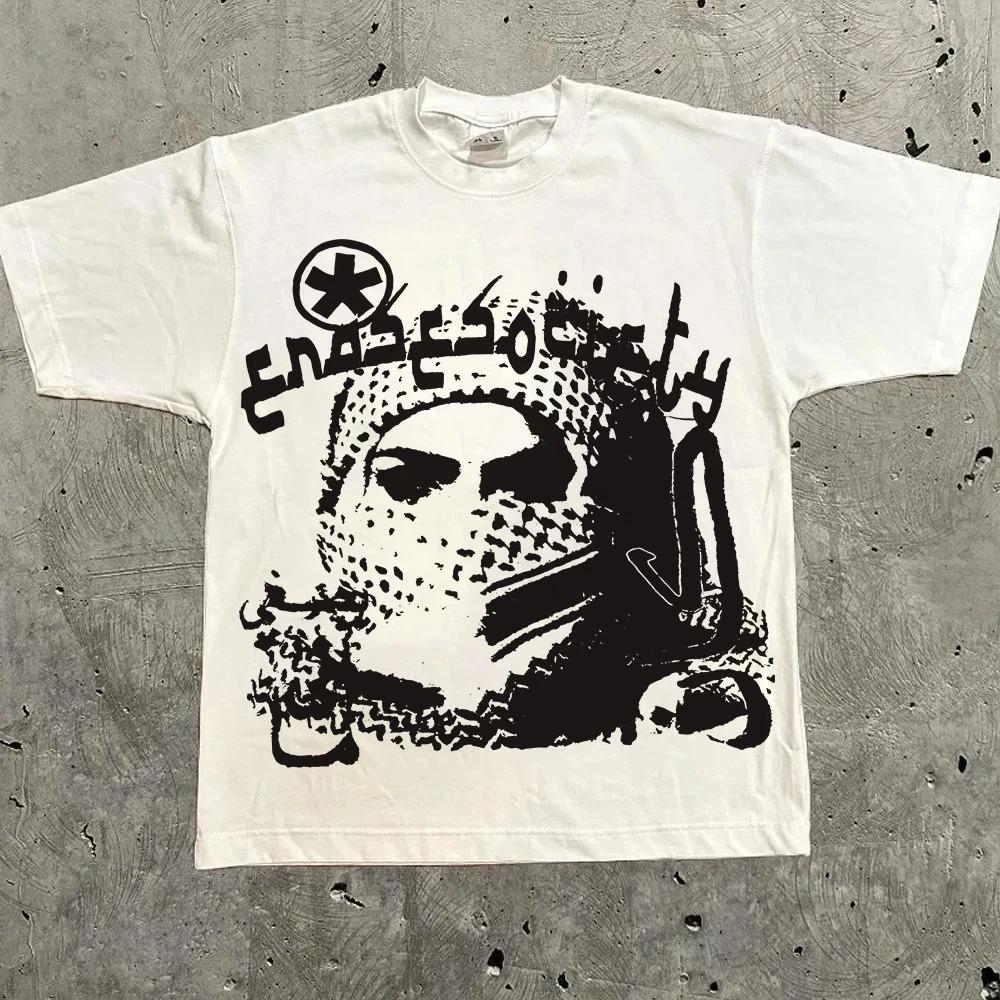 Harajuku Letter Graphic T Shirts Y2k Women High Street Y2k T Shirt Pro Choice Vintage Top Tee Female Clothing
