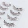 Lashie - Set of 5 Pairs: Criss Cross Clear Band False Eyelashes