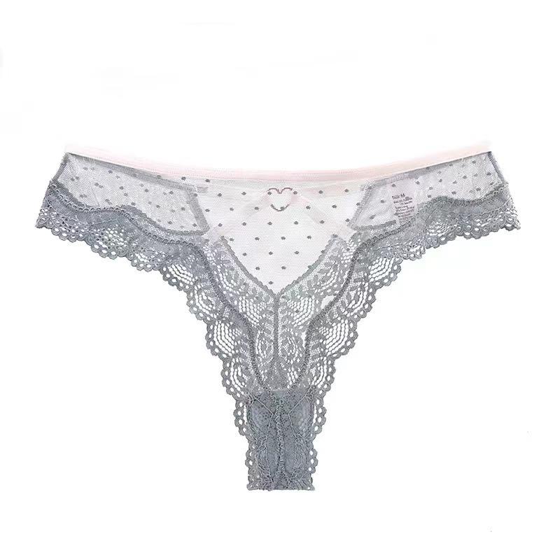 Vrouwen Sexy Holle Slipjes Kant Laag Uitgesneden Verleiding G-String Ademend Ondergoed Comfort String Borduurwerk Slipjes Intiem