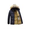 European Men's Velvet-Lined Cotton Jacket - Trendy, Warm and Stylish for Middle-aged and Elderly