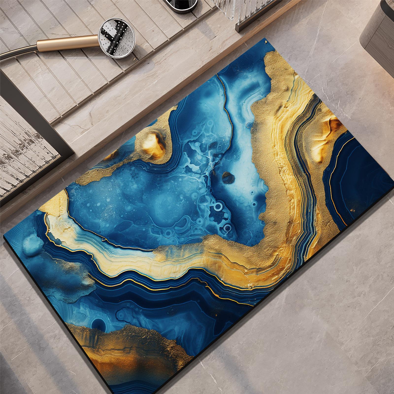 

Диатомитовые коврики для ванной Комнатный Нескользящий Коврик для ног Впитывающий Быстросохнущий Ковер для душа Коврики для туалета Придверный коврик Моющийся 40cmx60cm