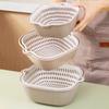 2/6/8Pcs Kitchen Sink Vegetable Drainer Fruit Basket For Fruit Washing Plastic Basin Vegetable Washing Basin Drain Basket Basin