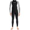 Wetsuit for Adult Back Zipper Diving Suit Winter Swimming Kayak Canoeing Men XXXL