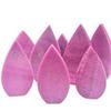 Teardrop Ruby Ornament: Polished Natural Stone Home Décor