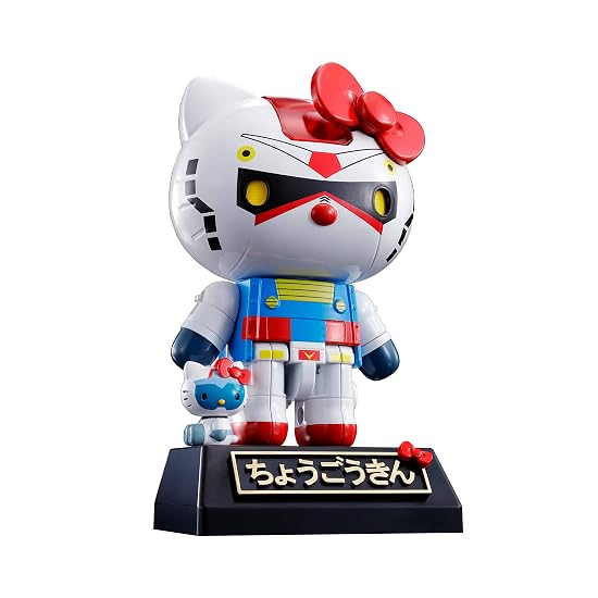 TAMASHII NATIONS Chogokin Gundam Hello Kitty Die-cast & ABS Pre-painted Action Figure