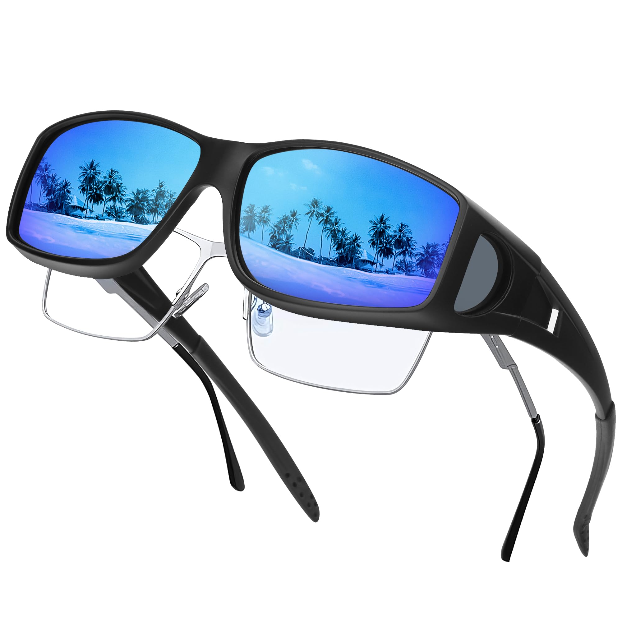 

Uacllcau Polarized Over-the-Eye Sunglasses, UV400 Protection, for Men and Women, Perfect for Driving, Fishing, Pollen, and Sports
