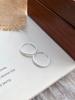 Korean Style Matte Star Sterling Silver Ring - Women's Versatile Stacking Fashion